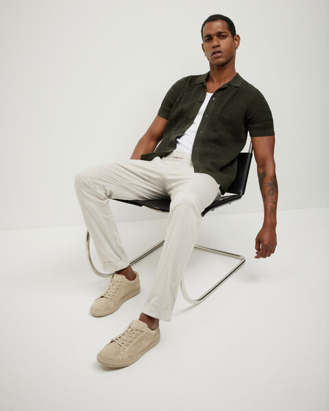 Classic suede leather sneaker, Neutral, hi-res